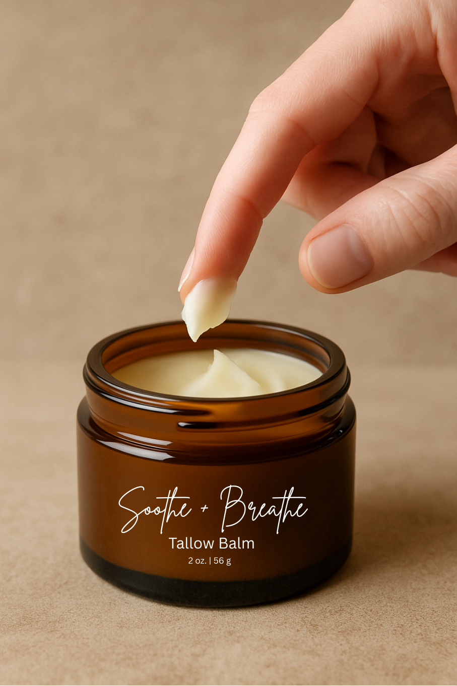 Soothe + Breathe Tallow Balm | 2 oz.