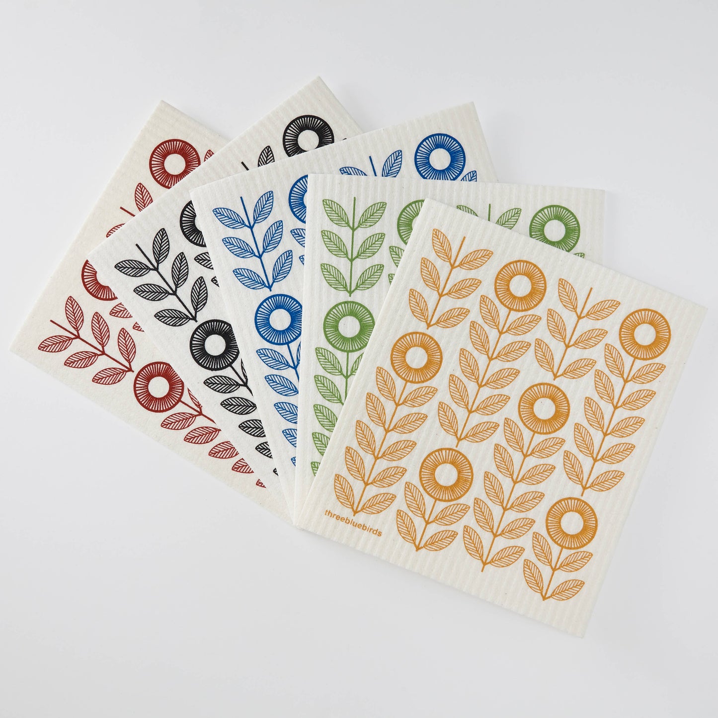 Swedish Dishcloth | Mustard Sunflowers
