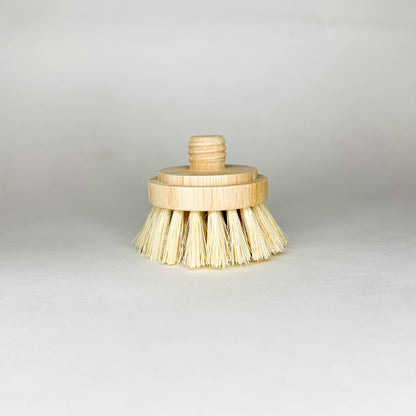 Natural Bamboo Sisal Dish Brush | Replacement Head