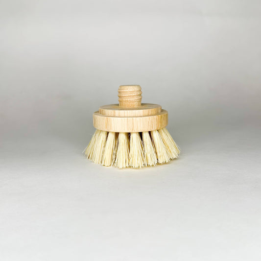 Natural Bamboo Sisal Dish Brush | Replacement Head