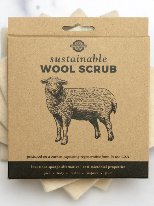 Eco-Friendly Wool Scrub | Sustainable Sponge