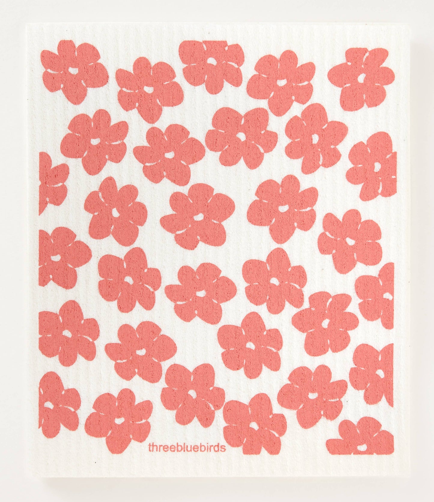 Swedish Dishcloth | Coral Poppies